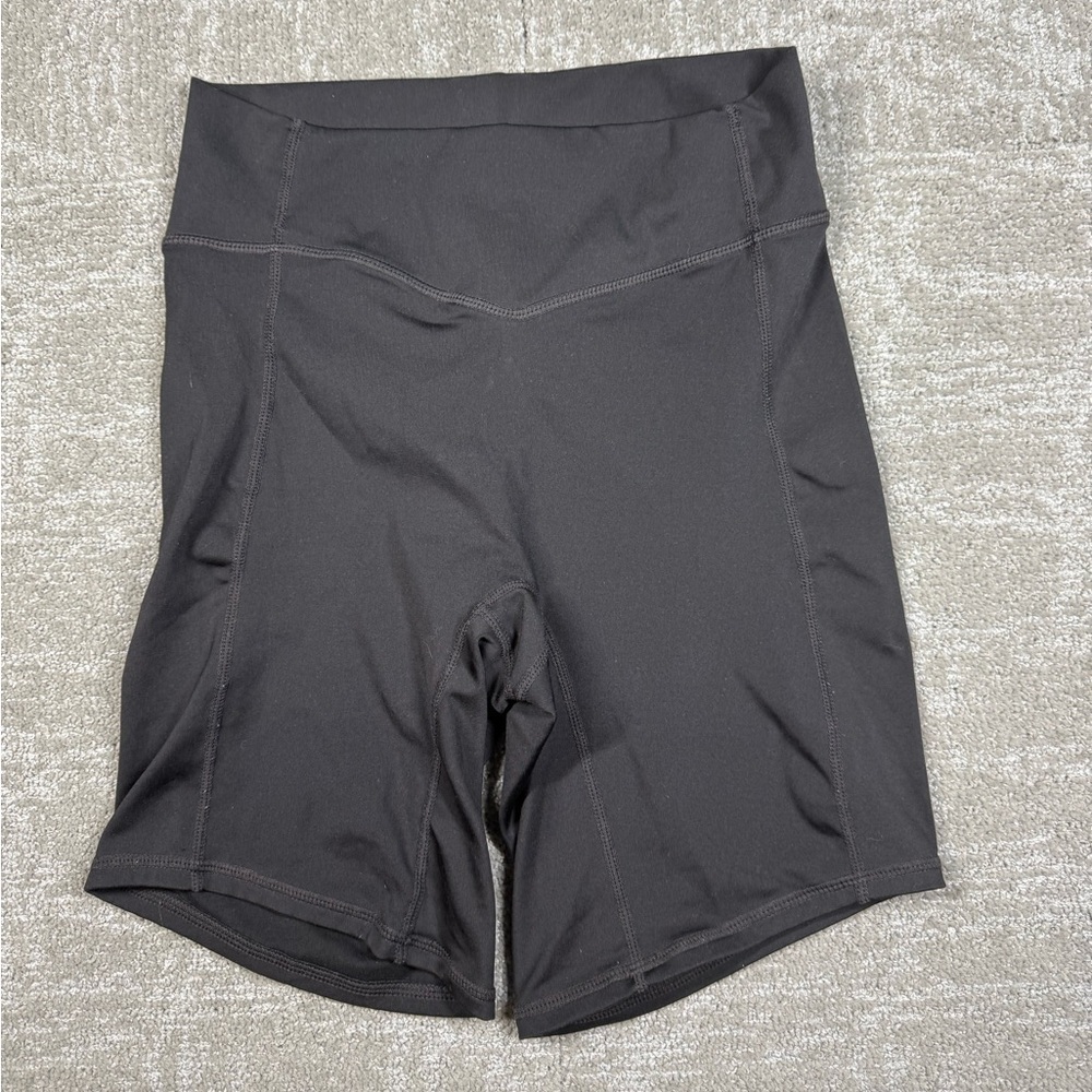 Balance Athletica Black Work Out Biker Short High Rise Size Small